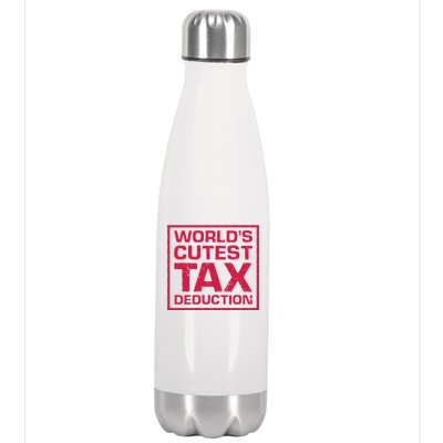 World's Cutest Tax Deduction Stainless Steel Insulated Water Bottle