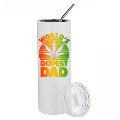 World's Dopest Dad Stainless Steel Tumbler