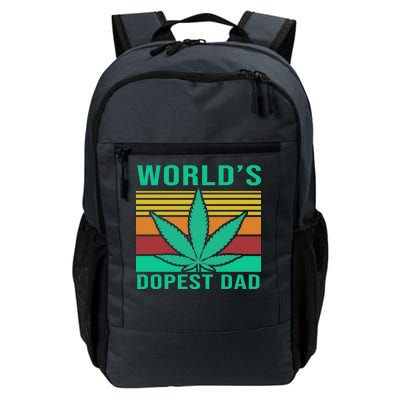 World's Dopest Dad Funny Retro Daily Commute Backpack