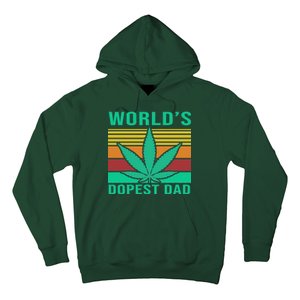 World's Dopest Dad Funny Retro Hoodie