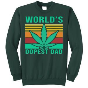 World's Dopest Dad Funny Retro Sweatshirt