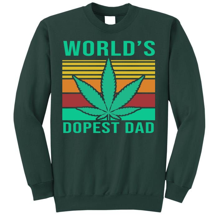 World's Dopest Dad Funny Retro Sweatshirt