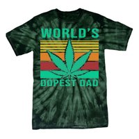 World's Dopest Dad Funny Retro Tie-Dye T-Shirt