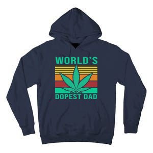 World's Dopest Dad Funny Retro Tall Hoodie