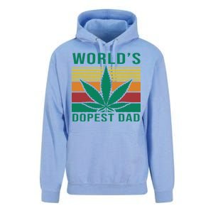 World's Dopest Dad Funny Retro Unisex Surf Hoodie