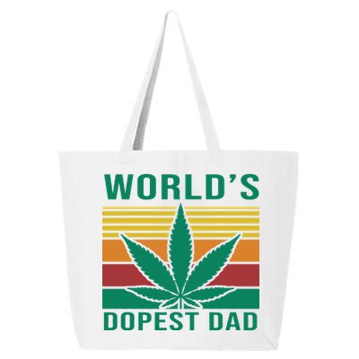 World's Dopest Dad Funny Retro 25L Jumbo Tote