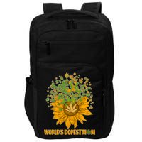 World's Dopest Mom Sunflower Impact Tech Backpack