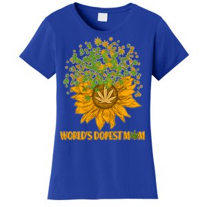 World's Dopest Mom Sunflower Women's T-Shirt