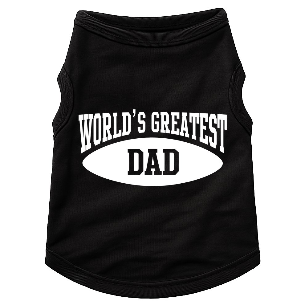 World's Greatest Dad Doggie Tank