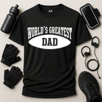 World's Greatest Dad Cooling Performance Crew T-Shirt