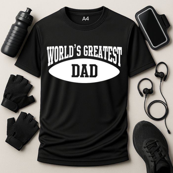 World's Greatest Dad Cooling Performance Crew T-Shirt