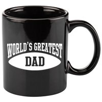 World's Greatest Dad 11oz C Handle Ceramic Mug