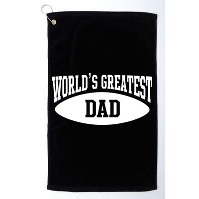 World's Greatest Dad Golf Towel
