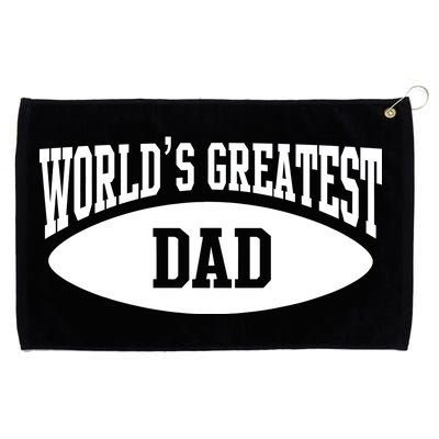 World's Greatest Dad Grommeted Golf Towel