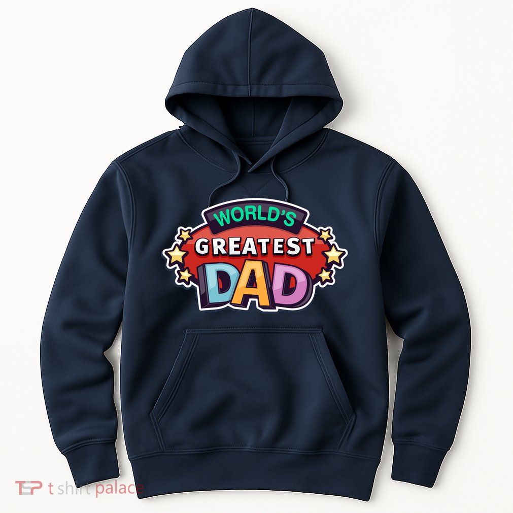 World's Greatest Dad Colorful Father's Day Hoodie