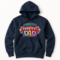 World's Greatest Dad Colorful Father's Day Hoodie