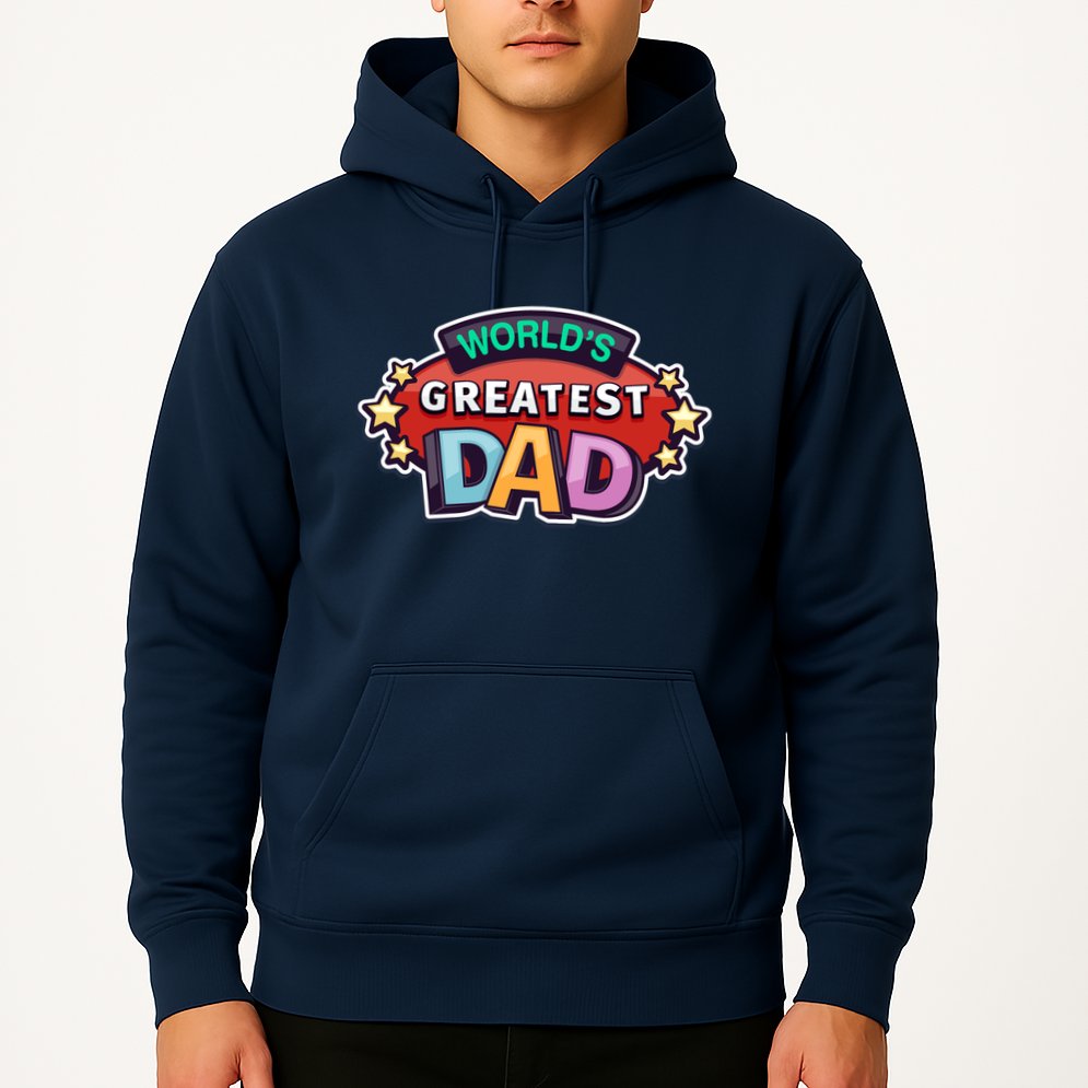 World's Greatest Dad Colorful Father's Day Hoodie