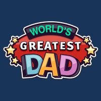 World's Greatest Dad Colorful Father's Day Apron
