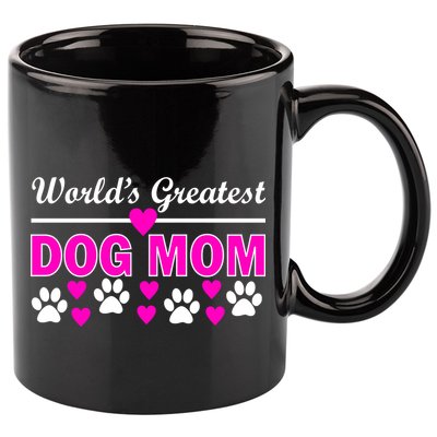 World's Greatest Dog Mom 11oz C Handle Ceramic Mug