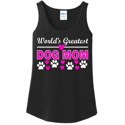 World's Greatest Dog Mom Ladies Essential Tank