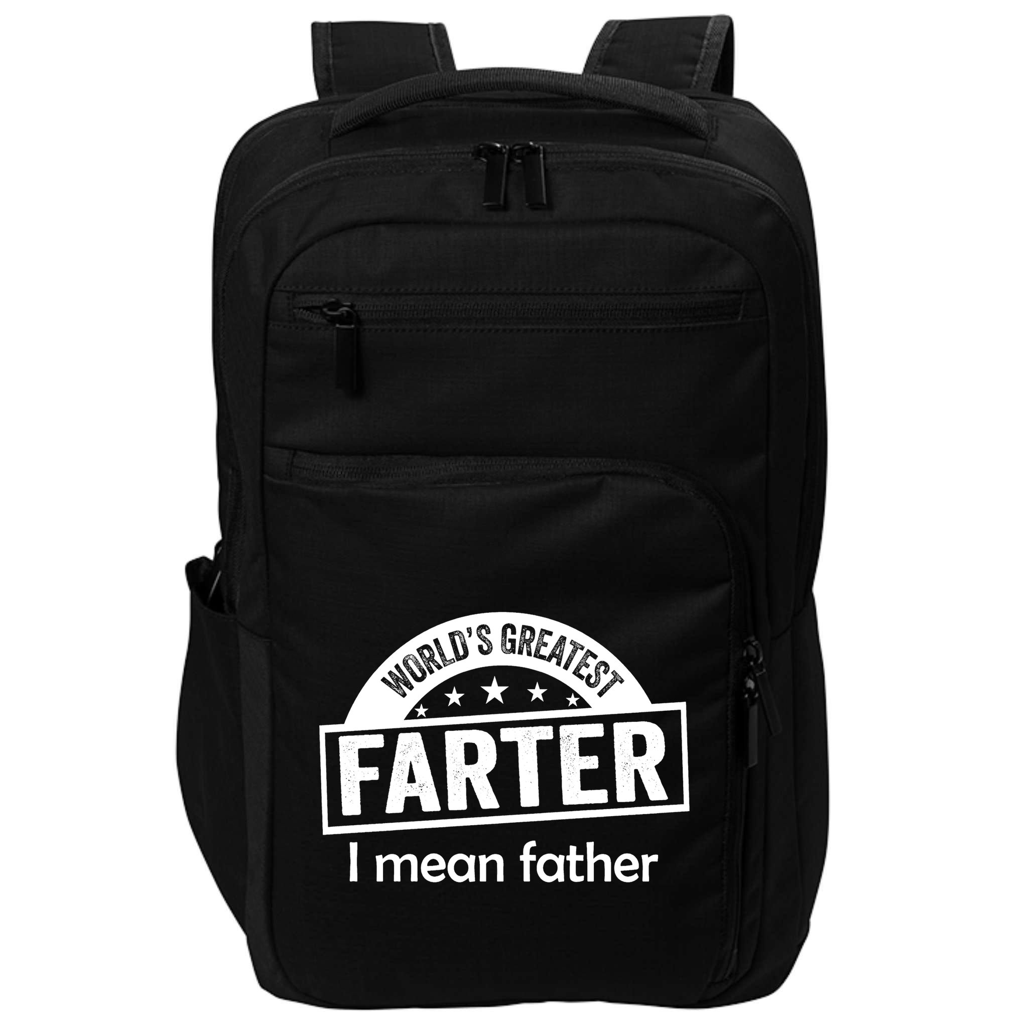Worlds Greatest Farter Funny Father Dad Impact Tech Backpack