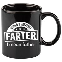 Worlds Greatest Farter Funny Father Dad 11oz C Handle Ceramic Mug