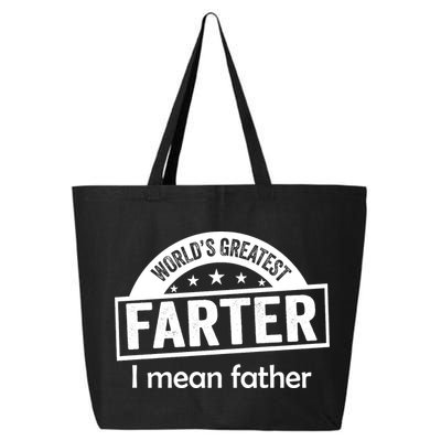 Worlds Greatest Farter Funny Father Dad 25L Jumbo Tote