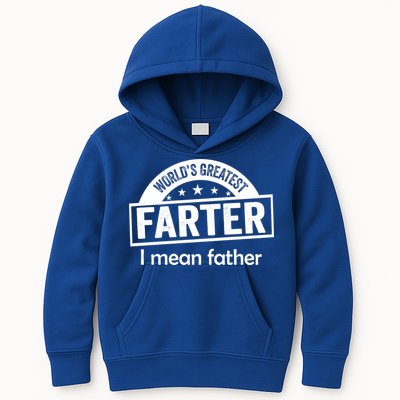 Worlds Greatest Farter Funny Father Dad Kids Hoodie