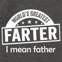 Worlds Greatest Farter Funny Father Dad Vector Backpack