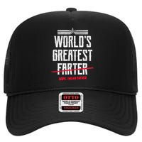 World's Greatest Farter Oops I Mean Father High Crown Mesh Back Trucker Hat