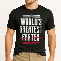 World's Greatest Farter Oops I Mean Father Performance Shirt