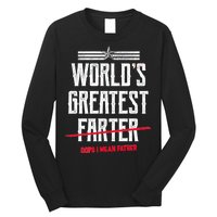 World's Greatest Farter Oops I Mean Father Long Sleeve Shirt