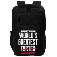 World's Greatest Farter Oops I Mean Father Impact Tech Backpack
