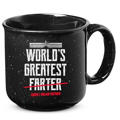 World's Greatest Farter Oops I Mean Father 15oz Campfire Ceramic Mug
