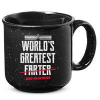 World's Greatest Farter Oops I Mean Father 15oz Campfire Ceramic Mug