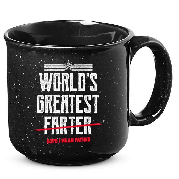 World's Greatest Farter Oops I Mean Father 15oz Campfire Ceramic Mug