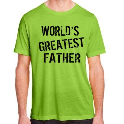 World's Greatest father Adult ChromaSoft Performance T-Shirt