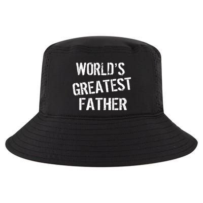 World's Greatest father Cool Comfort Performance Bucket Hat