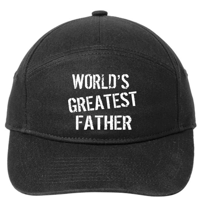 World's Greatest father 7-Panel Snapback Hat