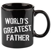 World's Greatest father 11oz C Handle Ceramic Mug