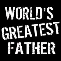 World's Greatest father Drawstring Bag