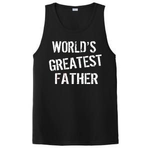 World's Greatest father PosiCharge Competitor Tank