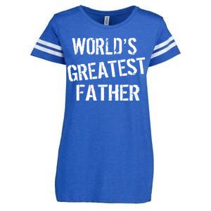 World's Greatest father Enza Ladies Jersey Football T-Shirt