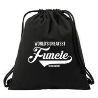 World's Greatest Funcle Fun Uncle Drawstring Bag