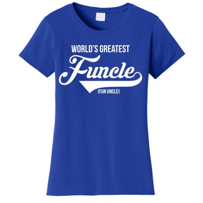 World's Greatest Funcle Fun Uncle Women's T-Shirt