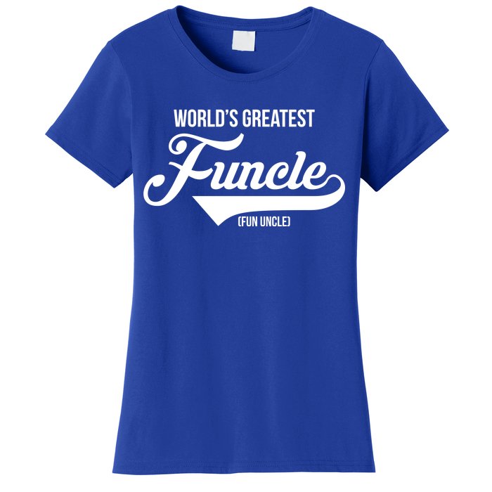 World's Greatest Funcle Fun Uncle Women's T-Shirt