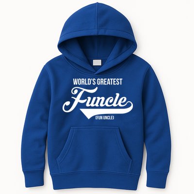 World's Greatest Funcle Fun Uncle Kids Hoodie
