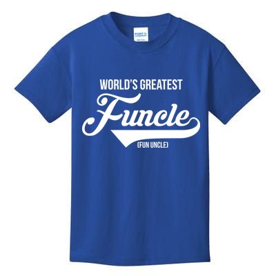 World's Greatest Funcle Fun Uncle Kids T-Shirt