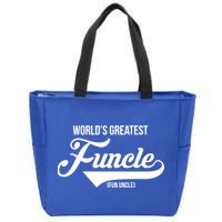 World's Greatest Funcle Fun Uncle Zip Tote Bag
