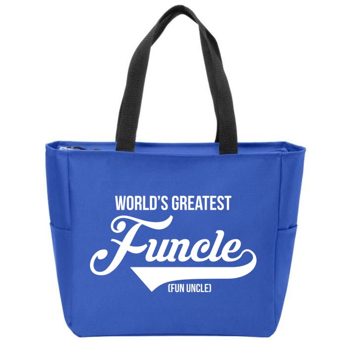 World's Greatest Funcle Fun Uncle Zip Tote Bag